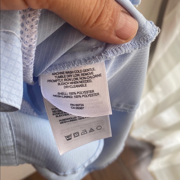 Columbia Sky Blue Long Sleeve Shirt - Picture 3 of 16